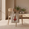 Slightly taller watermelon tote with squared bottom corners